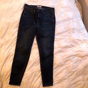 Madewell jeans 10” High Rise Skinny  32